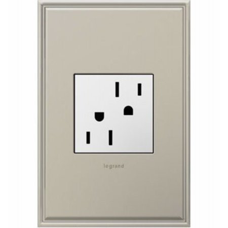 PASS & SEYMOUR 15A WHT Tamp Res Outlet ARTR152W4